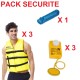 50N safety pack for jet-ski (compulsory equipment)