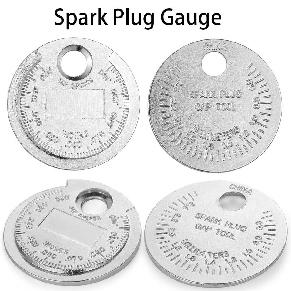 Spark Plug Gap Gauge Tool Icon Seamless Pattern, Spark Plug Gap Measuring  Tool Icon Vector Art Illustration Stock Vector Image & Art - Alamy