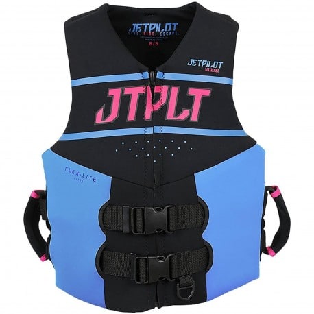 Gilet Femme JETPILOT Matrix Race Neo Noir & Bleu