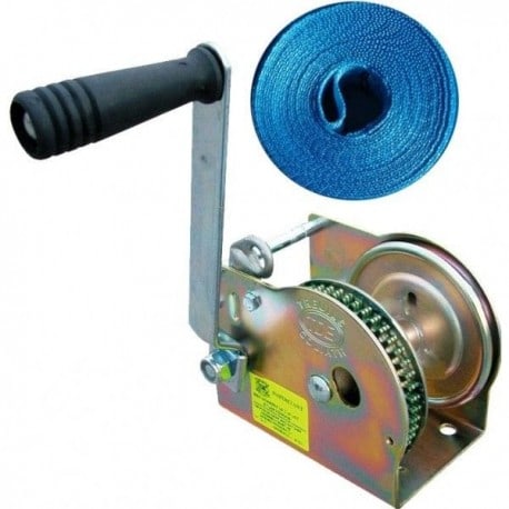 Winch + strap for trailer 636kg