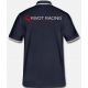 Polo RIVOT Racing, Embroidered Heart, color Navy