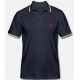 Polo RIVOT Racing, Embroidered Heart, color Navy