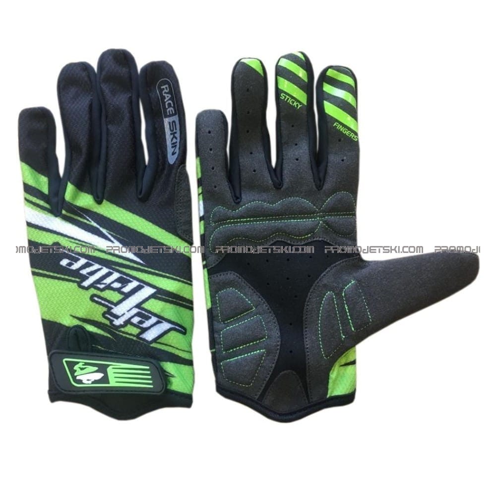 JETTRIBE Race Gloves Green - JTG18435GN - Promo-jetski
