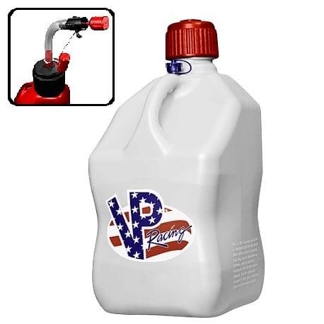 Patriote VP racing 20L White Square Can Can / Auto / Stop cap