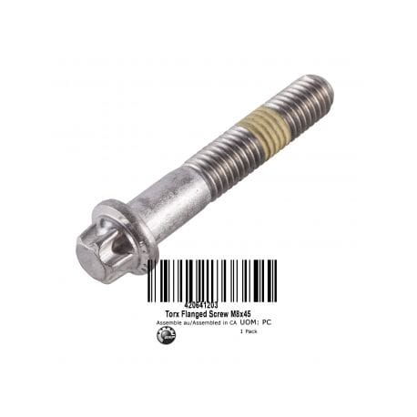 Torx Flanged Screw M8 X 45