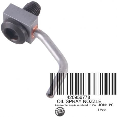 OBTURATOR *OIL SPRAY NOZZLE