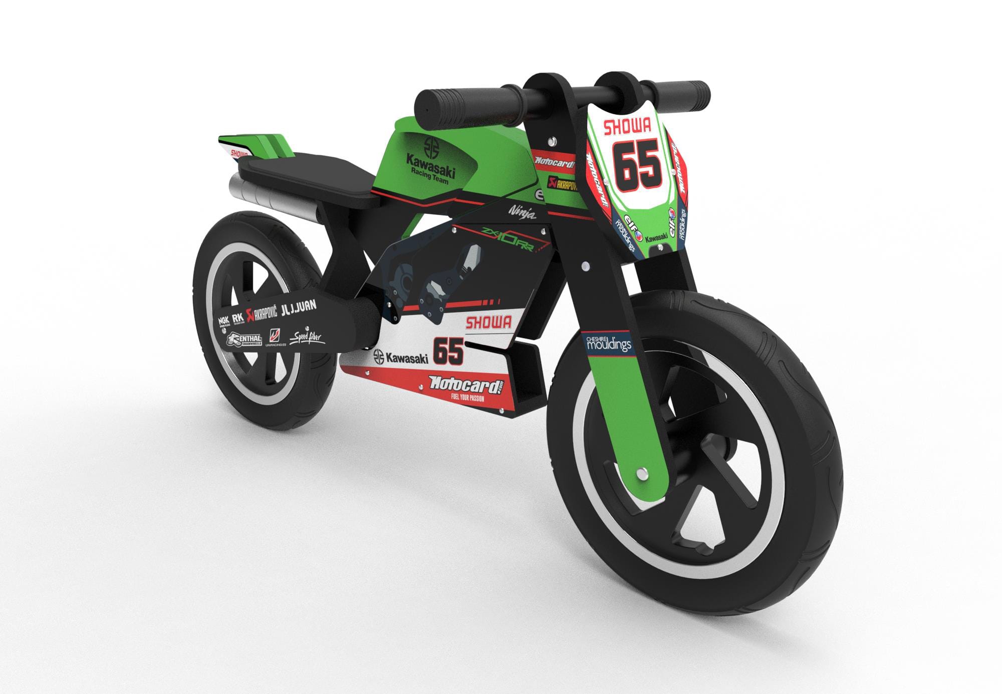 Klaxon vélo enfant Kawasaki | Moto Shop 35