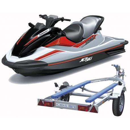 2024 Kawasaki STX 160X jet ski with 160hp Trailer Pack (jet + trailer)