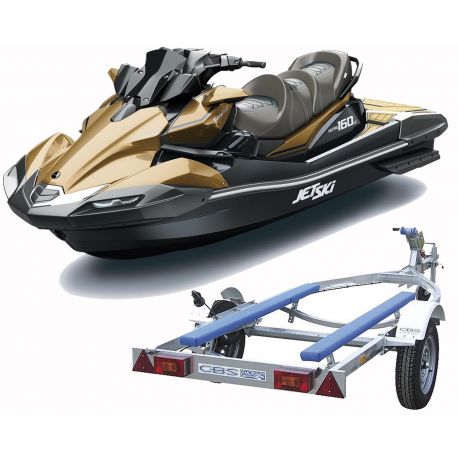 2024 Kawasaki Ultra 160LX jet ski with 160hp Trailer Pack (jet + trailer)