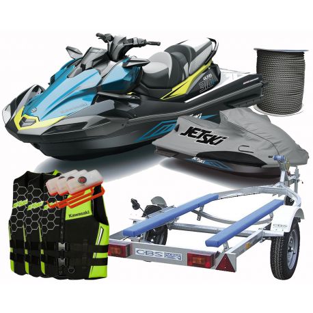 Kawasaki Ultra 310X Jet Ski Decommissioned 2023 Comfort Pack (safety pack + vest + tips + flash light + original transport cover)