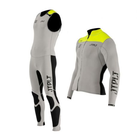 Combinaison Jetpilot RX Vault John and Jacket Gris / Jaune / Noir