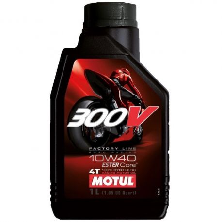 Huile Racing 300V MOTUL 4T - 10w40 - 1L