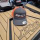 Casquette RIVOT Racing brodé Gris & Orange Fluo