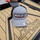 RIVOT Racing cap embroidered Gray & Fluo Orange