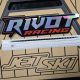 RIVOT Racing Holographic Sticker Large format