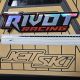 RIVOT Racing Holographic Sticker Large format