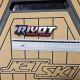 RIVOT Racing Holographic Sticker Small format