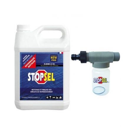 Stopsel RCW concentrate 5 liters (sold alone or with auto-mixer)  5L can + 125ml mixer