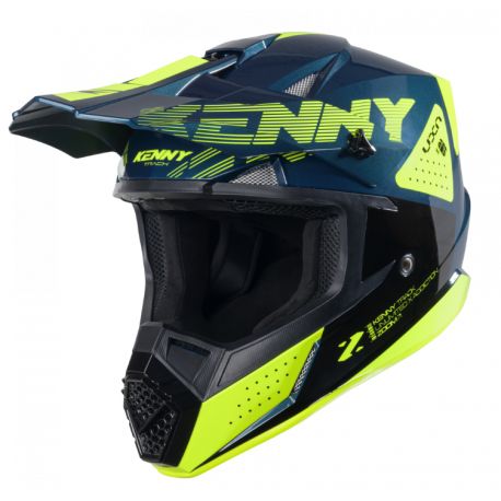 Casque Kenny Track Graphic Zoom Petrol