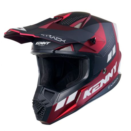 Casque Kenny Track Graphic Candy Red