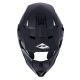 Casque Kenny Track Solid Matt Black Holographic