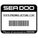 Sea-Doo Hull Decal. Model-White-Green