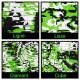 Roll of 1m x 1.50m camouflage green