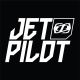 Stickers Jetpilot square black 10.5cm