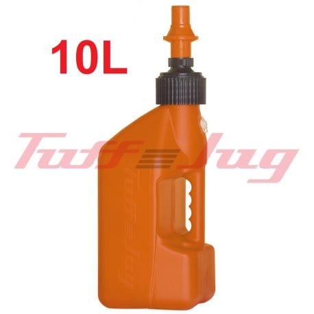 TUFF JUG orange 10 liter gasoline can