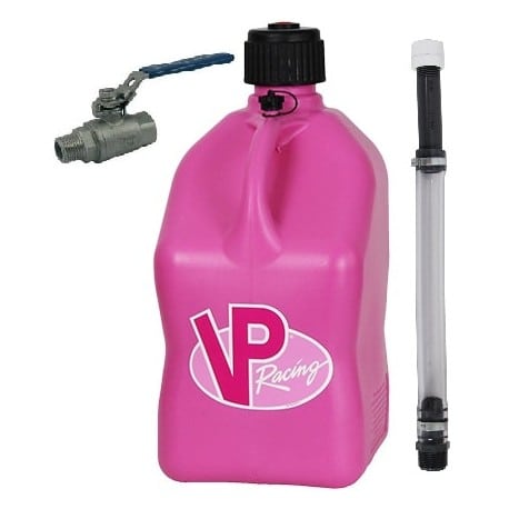 VP racing 20L Pink Square Can Can + pipes + valve