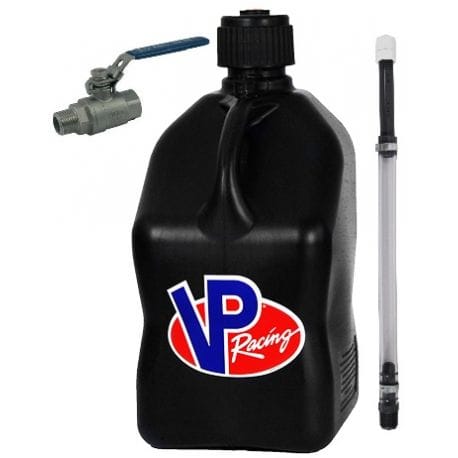 VP racing 20L Black Square Can Can + pipes + valve