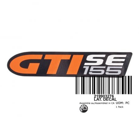 Decal, GTI SE 155