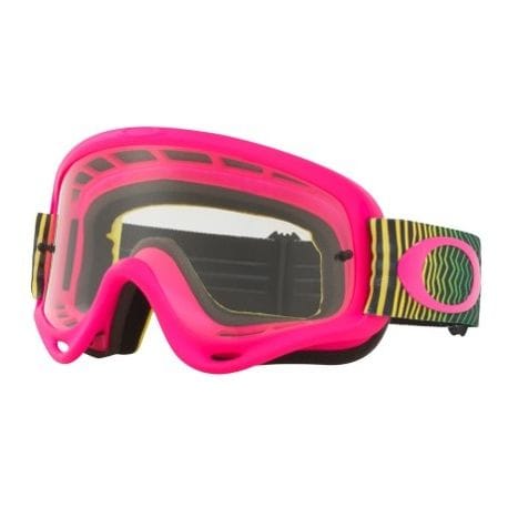 Masque OAKLEY O Frame Shockwave Pink/Yellow/Green écran transparent