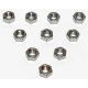 Stainless steel nuts from 5mm to 10mm (pack of 10)