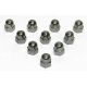 Stainless steel nuts from 5mm to 10mm (pack of 10)