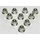 Stainless steel nuts from 5mm to 10mm (pack of 10)