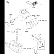 Meters pour Kawasaki 2010 STX-15F