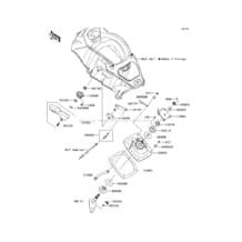 Handle Pole pour Kawasaki 2013 Ultra 300LX