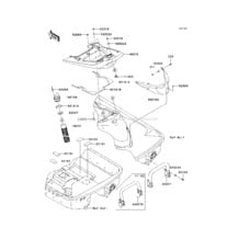 Hull Rear Fittings pour Kawasaki 2013 Ultra 300LX