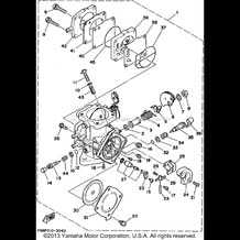 CARBURETOR pour Yamaha 1995 WaveRunner WAVE RUNNER VXR 650 (WRB650T) 1995