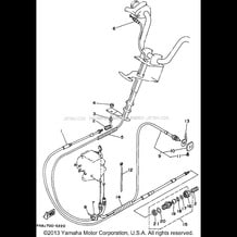 CONTROL CABLE pour Yamaha 1995 WaveRunner WAVE RUNNER VXR 650 (WRB650T) 1995