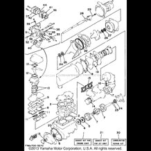 GASKET KIT pour Yamaha 1995 WaveRunner WAVE RUNNER VXR 650 (WRB650T) 1995