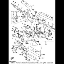 STEERING 1 pour Yamaha 1995 WaveRunner WAVE RUNNER VXR 650 (WRB650T) 1995