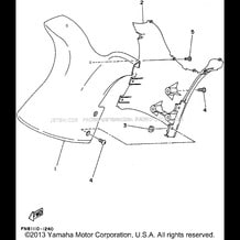 STEERING 2 pour Yamaha 1995 WaveRunner WAVE RUNNER VXR 650 (WRB650T) 1995