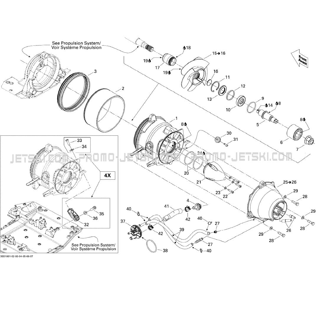 05- Pump for Seadoo Wake PRO 215, 2010 2010 - Promo-Jetski