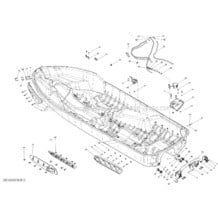 09- Hull _33S1410 pour Seadoo 2014 RXT 260 & RS, 2014