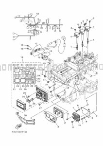 ELECTRICAL 1 pour Yamaha 2021 VX1050D-W