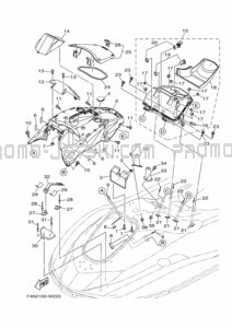 ENGINE HATCH 2 pour Yamaha 2021 WaveRunner VX1050E-W