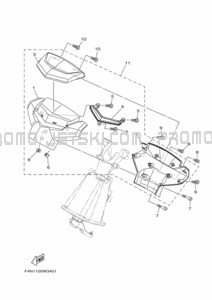 STEERING 3 pour Yamaha 2021 VX1050A-W