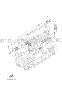 BREATHER OIL pour Yamaha 2021 WaveRunner FB1800